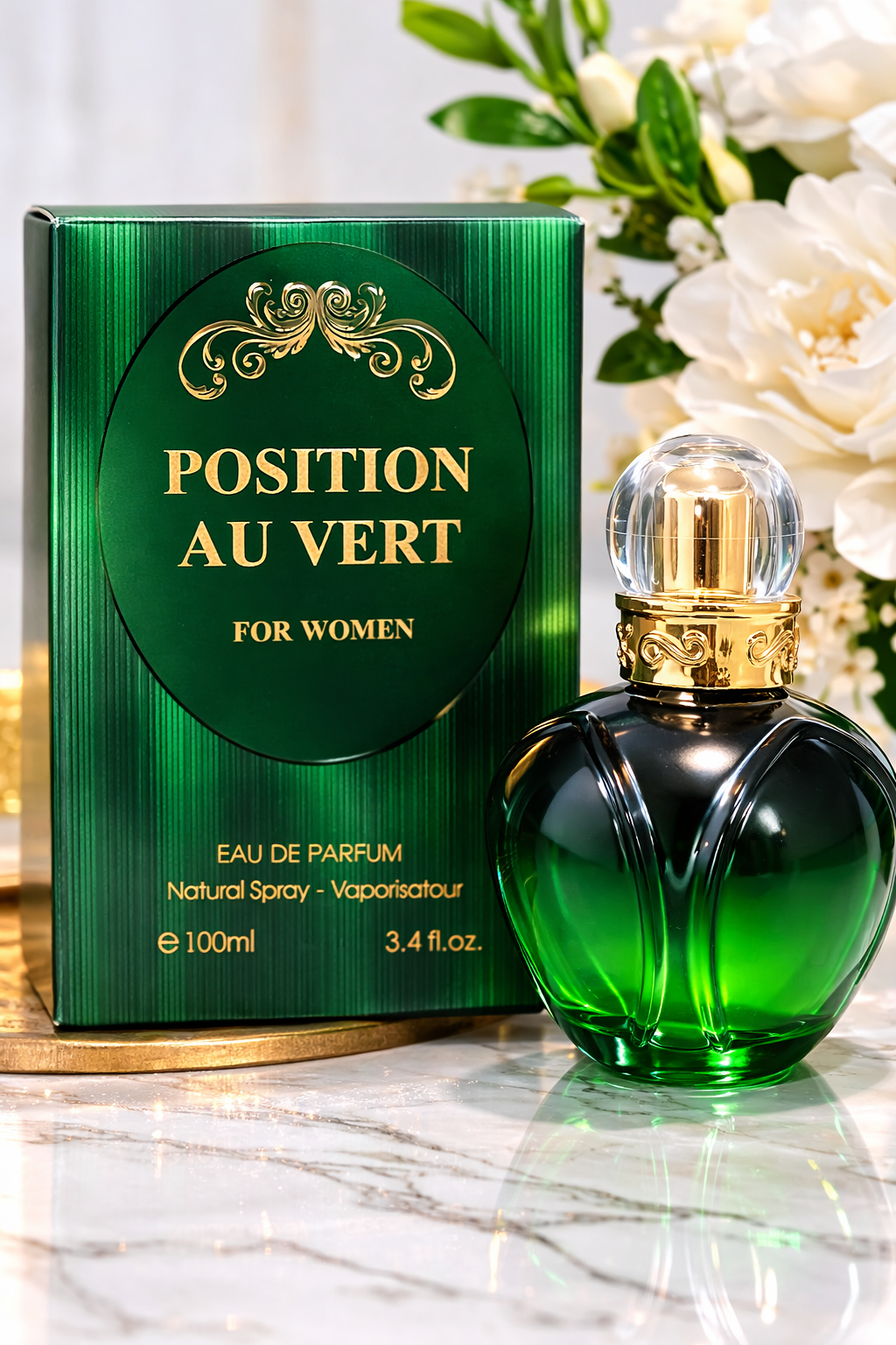 Position Au Vert Eau De Parfum for Women – Long Lasting Luxury Fragrance 100ml